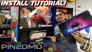 PIN2DMD Install Tutorial on a Gottlieb Street Fighter 2 Pinball Machine!