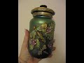 Mixed Media Altered Jam Jar Tutorial - Part 1 - jennings644