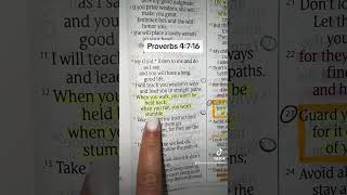 Proverbs 4:7-16
