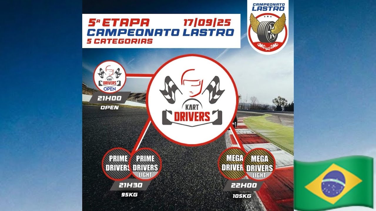 Ao Vivo -Kart Drivers - 17/09/2025