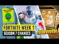 Fortnite | All Season 7 Map Updates and Hidden Secrets! WEEK 1 INVASION