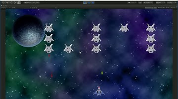 space invaders on unity (WIP 2)