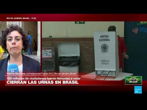 Informe desde Río de Janeiro: cierran las urnas en Brasil y empieza el conteo de votos