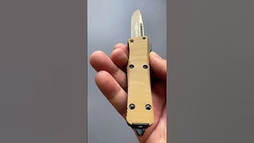 Microtech 139-1GTTAS Troodon S/E - Tan G-10 - Black Blade #microtech #edc #knife