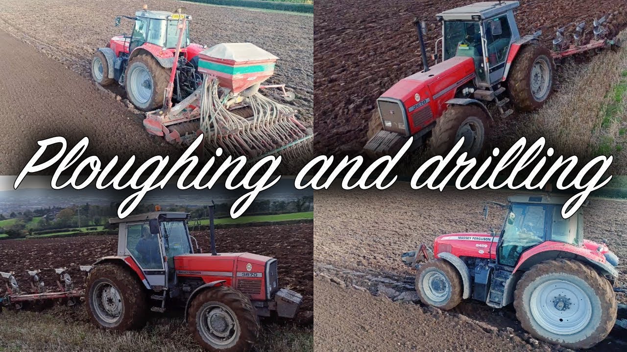 Ploughing and Drilling Wheat YouTube