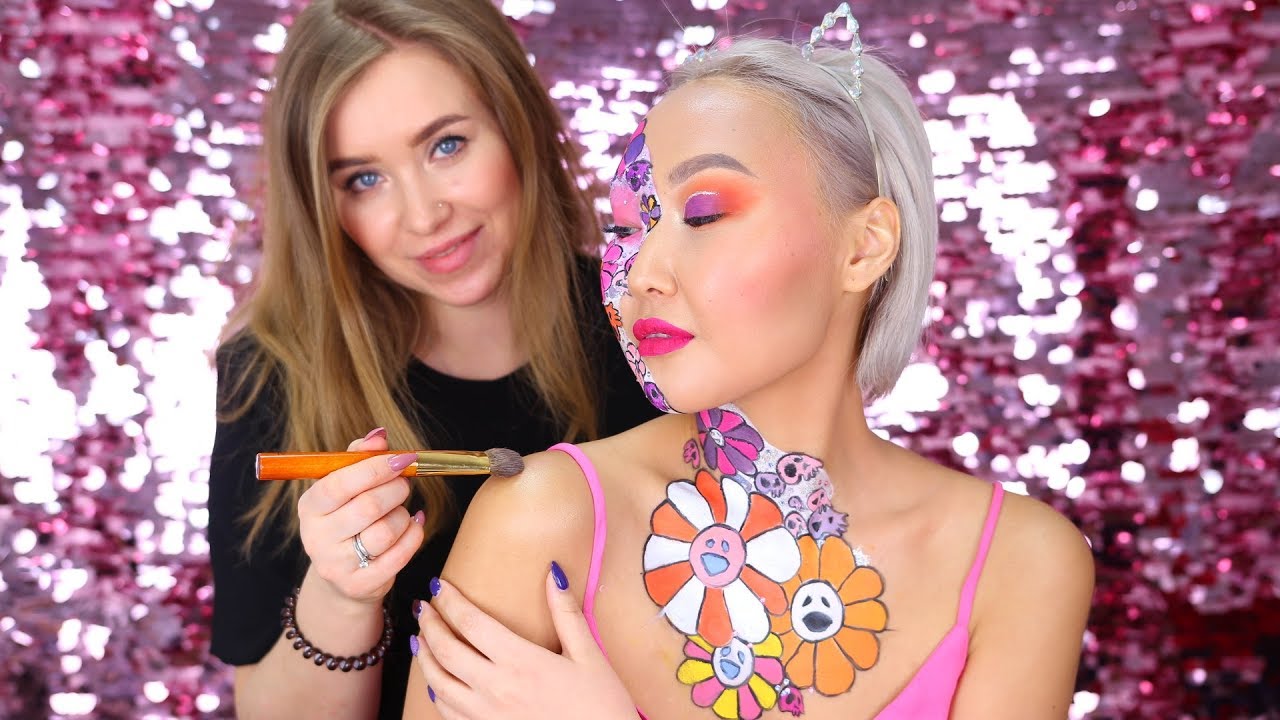 Креатив по мотивам выставки Такаси Мураками makeup artist
