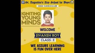 Welcome students to our school