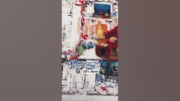 28 colors completed, 38% done. #crossstitch #flosstube