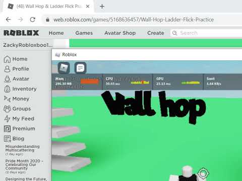 What R15 Wall Hop And Ladder Flick Youtube - money ladder roblox