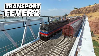 Transport Fever 2 - Добавляем поезда на старые маршруты! #26