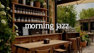 Morning Spring Jazz 🌸 Relaxing Coffee Shop Music for Work, Study, and Happy Mood