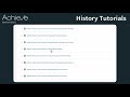 Achieve History Skills and Reflection Activities Quiz