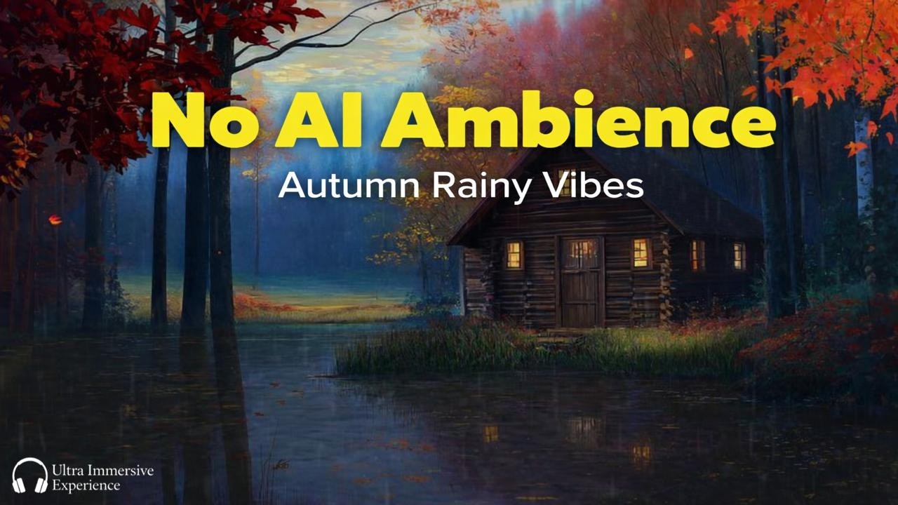 Autumn Rain Heard from a Warm Room ☕🍁 | Immersive Calm Ambient