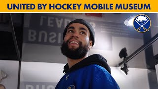 "The World Is Changing" | Sabres Kyle Okposo & Jordan Greenway Visit United By Hockey Mobile Museum
