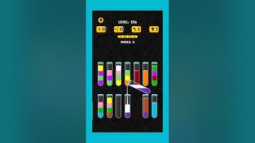 Color Water Sort 3D Level 255-256 #gamophobia #gameplay #games #gamingvideos #gaming #shortvideo