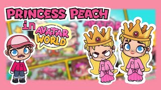 Princess peach and Mario fighting in avatar world game  screenshot 3