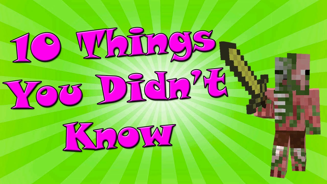10 Things you didn't know about Zombie Pigmen YouTube