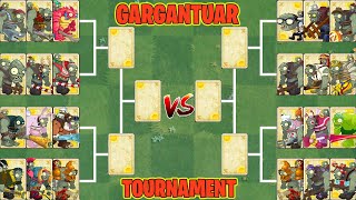 The Ultimate Gargantuar ALL Peashooters Tournament - PvZ2 MOD