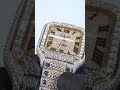 Iced Out Cartier Watch(kosvimo.com) #cartierwatch #bustdown #luxurywatch