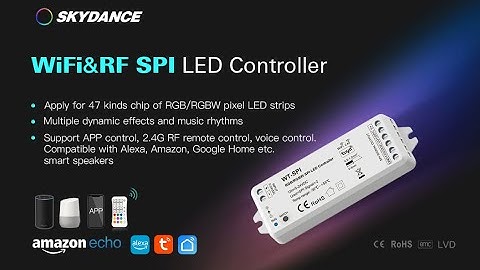 SKYDANCE TUYA WiFi&RF SPI LED Controller for pixel LED strip -- WT-SPI