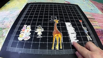 A Closer Look at Stamped Images Cut Using the NEW Silhouette Pixscan Mat!