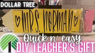 EASY DOLLAR TREE DIY BACK TO SCHOOL TEACHERS GIFT DIY HANDMADE TEACHERS GIFT IDEAS