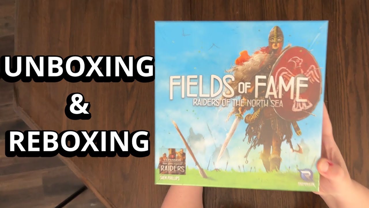 Raiders of the North Sea: Fields of Fame Expansion — Что внутри коробки? — Распаковка и переупаковка