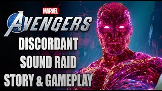 Marvel's Avengers  - Klaw Raid Story & Hawkeye Gameplay Discordant Sound  (Subtitles, NO Commentary)