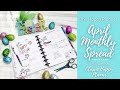 PWM | April Monthly Spread 2021 | The Happy Planner