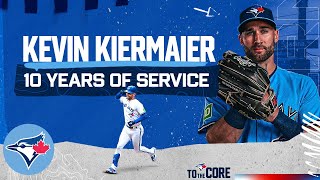 Congratulations to Kevin Kiermaier on reaching 10 years of Major League service!