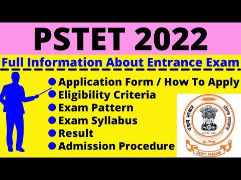 Video All About PS TET 2022: Notification, Dates,... - youtube