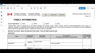 IMM 5645e Family Information Form Canada How to Fill Step by Step Full Information - In Hindi