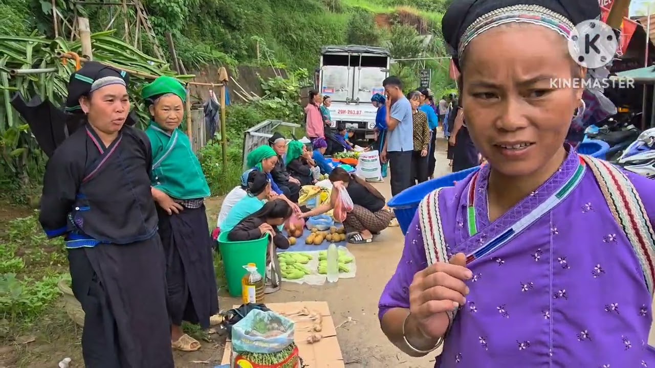 Hát nùng giao duyên ghép cảnh đi chợ xã Trung Thịnh không xem thì phí