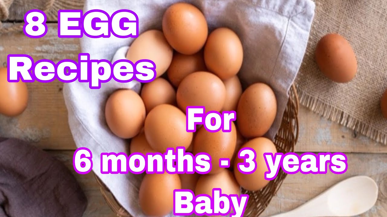 8 EGG Recipes for baby and toddlers/ Healthy egg recipes/How to