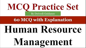 Human Resource Management MCQ | 60 HRM MCQ | HRM MCQ | Human Resource management | hrp, job analysis