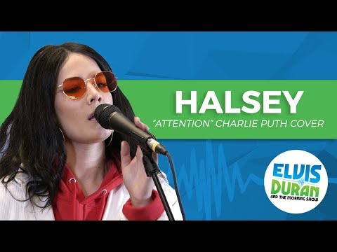Halsey - "Attention" Charlie Puth Cover | Elvis Duran Live