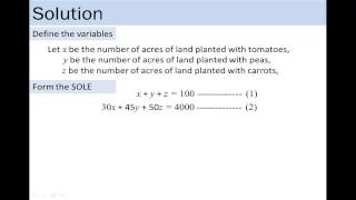 SOLE Assessment Question 4 Solution