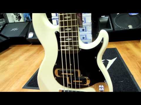 Yamaha BB1025X Vintage White Electric Bass Guitar