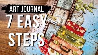 ART JOURNAL  7 easy steps for beginners