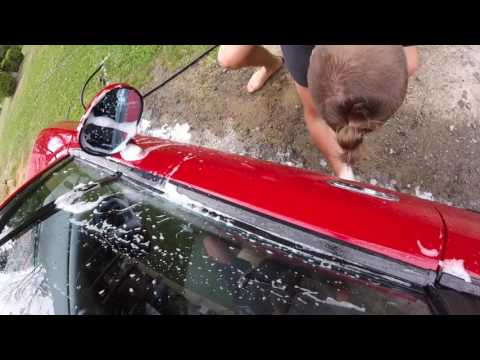 Washing the Miata