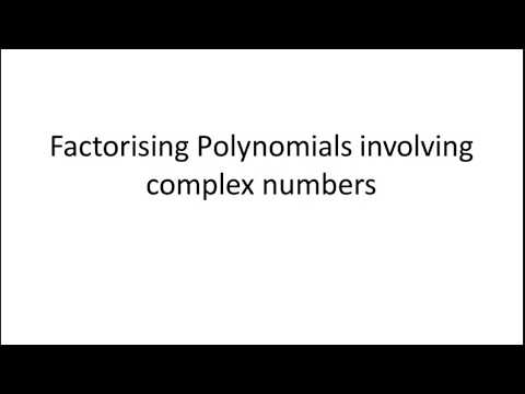 Factorising polynomials with