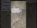 Drought reveals former village under English reservoir
