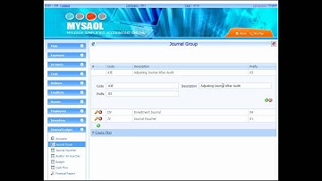 MYSAOL: How to edit/update journal group?