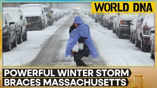 US braces for winter storms: Flights canceled, heavy snow blankets north-east region | WION
