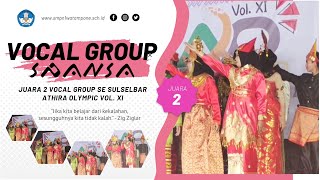 Juara 2 | Vocal Group | SMPN 1 Watampone | Athira Olympic Vol. XI 2023 Tingkat Sulselbar