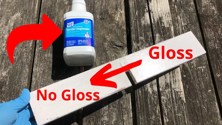 Remove Gloss EASY Without Sanding! (Sander Degloss...