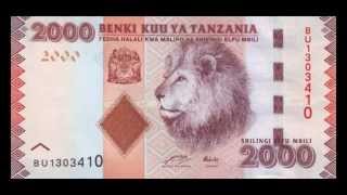 All Tanzanian Shilling Banknotes - 2010 to 2015 in HD