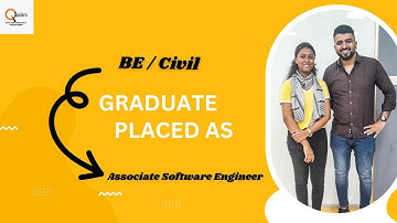 PLACEMENT ROADMAP | CIVIL Graduate placed as ASSOCIATE SOFTWARE ENGINEER  from QSpiders Rajajinagar