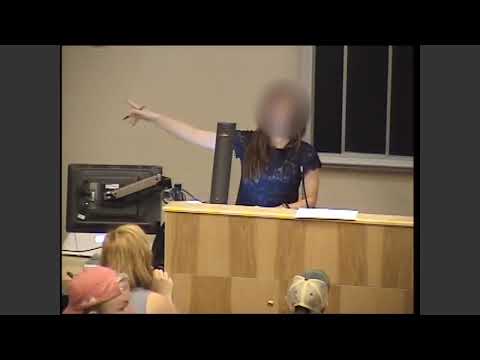 Chemistry Professor Stops Class To Call Out Student