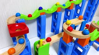 Marble Run Race ☆ TrixTrack 4 set combination course